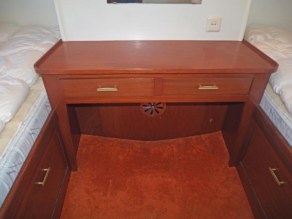 Achterkajuit, Accommodatie